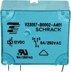 V23057-B0002-A101 - Relay SPDT 8A 12V 330R P2.5 Vertical