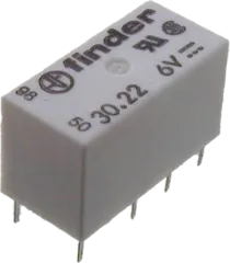30.22.7.006.0000 - Relais DPDT 125VAC/30VDC 2A Uspule 6VDC 180R