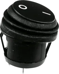 WIP12IP65UB - Wippenschalter Gehäuseausschnitt: ?20,2mm IP65 0/I schwarz