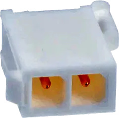 770166-2 - Nylonstiftleiste 2polig gerade 4,14mm