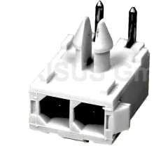 1-770966-0 - Nylonstiftleiste 2polig gewinkelt 4,14mm
