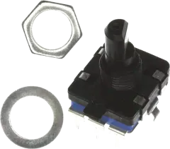 ACZ16NBR1E-15KQA1-24C - Radialer Enkoder 16mm horizontal 24 Impulse/Umdrehung