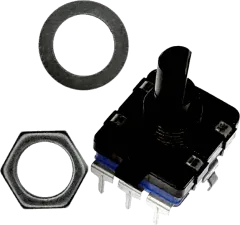 ACZ16NBR1E-15FD1-12C - Radialer Enkoder 16mm vertikal 12 Impulse/Umdrehung