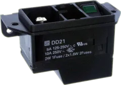 DD21-0121-1111 - IEC-Plug Switch Fuse DD21 non-Illuminated