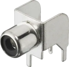 T-709-SW Cinch-Einbauprintbuchse schwarz