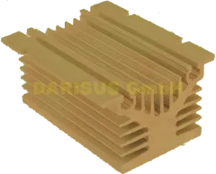 HS-060-50 - Kühlkörper für SSR 10-15A 1 Phase 80x50x50mm