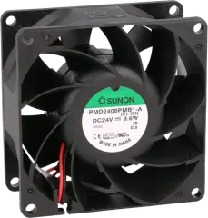 PMD2408PMB1A - Fan 80x80x38 ball bearing DC24V 147,64m3/h 54,8dBA