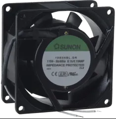 SF11580A1083HBL - Fan 80x80x38;ball bearing;AC115V;46,35m3/h;34,3dBA