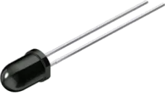 LD274 - IR LED 100mA, 950nm, 5mm, grau transparent