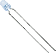 L-34SF4BT - IR LED, 3mm, 880nm, 50°, blau transparent