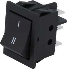 RS2023C7BK - Switch DPST ON-ON 15A 250V rocker black