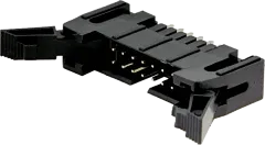 SCL14 - Wannenstiftleiste gerade 14pol incl. Verriegelungshebel hoch