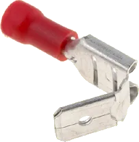 FHV63X08RT - Verteiler für Flachstecker 6,3 x 0,8 1,0mm rot