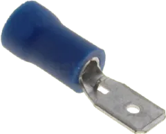 FS48X05BL - Kabelschuh-Flachstecker, isoliert 4,8x0,5mm blau