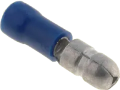 RST255BL - Rundstecker isol. 5mm/2,5mm blau