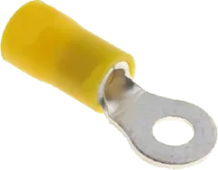 RIKA33509 - Ring-Kabelschuh 6mm M4 gelb