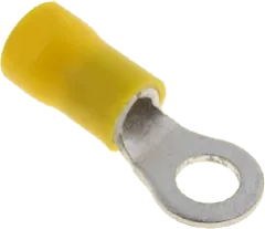 RIKA50600 - Ring-Kabelschuh 6mm M5 gelb