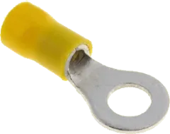 RIKA60600 - Ring-Kabelschuh 6mm M6 gelb