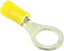 RIKA10600 - Ring-Kabelschuh 6mm M10 gelb