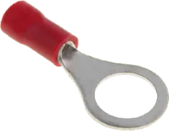 RIKA80100 - Ring-Kabelschuh 1mm M8 rot