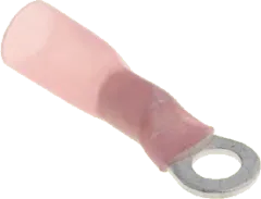 RIKA33501-S - Ring-Kabelschuh 1,0mm M3 rot mit Schrumpfschlauch