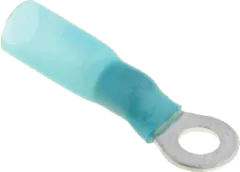 RIKA33506-S - Ring-Kabelschuh 2,5mm M4 blau mit Schrumpfschlauch