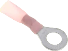 RIKA60100-S - Ring-Kabelschuh 1mm M6 rot mit Schrumpfschlauch