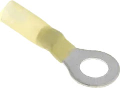 RIKA80600-S - Ring-Kabelschuh 6mm M8 gelb mit Schrumpfschlauch