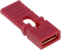 JUMP-OFLRT - Jumper offen mit Griff, RM2,54 rot (VPE 10)