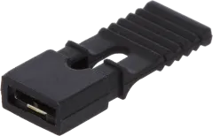 JUMP-OFLSW - Jumper offen mit Griff, RM2,54 schwarz