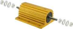 HS300 10K F - Wirewound resistor with AL-heat sink 300W 10K 1%