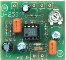ZSM-250 - Bausatz - Vorverstärker für Elekretmikrofon