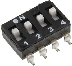 ESD104EZ - SMD-DIP-Schalter IC 4polig