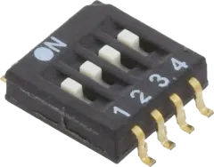 EHS104LT - SMD-DIP-Schalter IC 4polig RM1,27mm