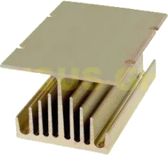 HS-060-100TP - Kühlkörper für SSR 25-40A 3 Phasen 75x50x100mm