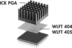 ICKPGA11X11 - Kühlkörper für PGA 24x27x15mm