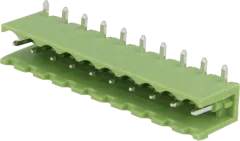 STLZ951-H10 - Wannen-Stiftleisten 300V 15A 10pol grün ohne Seitenwand