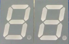 ELSD406SURWA/S53 - 2Digit SMD-7Segment 10mm CA rot LowCur 1,5mcd