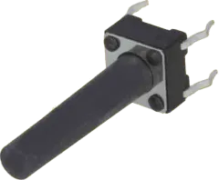 DTS69N - Mini-Taster print liegend 6x6 19mm 1,6N