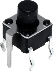 DTS63N-E - Mini-Taster horizontal 6x6 7,0mm 1,6N mit Erdung