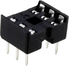 DIL06EMF - LC-IC-Fassung 6pol RM=7,62mm