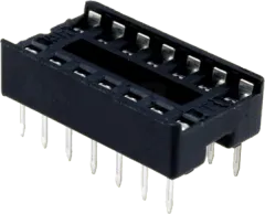 DIL14EMF - LC-IC-Fassung 14pol RM=7,62mm