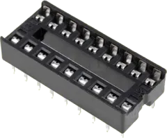 DIL18EMF - LC-IC-Fassung 18pol RM=7,62mm