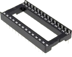 DIL28EMF - LC-IC-Fassung 28pol RM=15,24mm