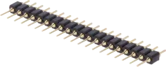 SIL20STF - SIP-Precision Header 20pole Sn/Au, double sided, P2.54