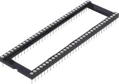 DIL64PZ-SHRINK - IC-Precision Socket 64pole P=22.86mm Shrink