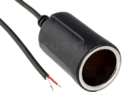 A13-23A - Zigarrenanzünder-Buchse mit 2m Kabel, 5A Sicherung