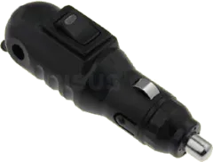 A13-53 - Zigarrenanzünder-Stecker mit seitlichem Schalter, Sicherung 8A