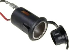 A13-65A - Zigarrenanzünderbuchse für 10A mit zwei Kabeln