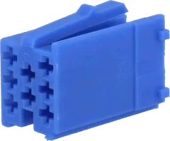 331441-3 - Ministecker ISO, Gehäuse (pin 341441) 8-polig blau